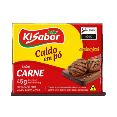 CALDO DE CARNE EM PÓ